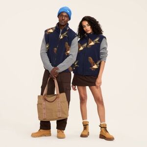 Woolrich x Target fleece duck vest Large